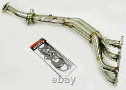 OBX Stainless Steel Header For Acura 2002 2003 2004 2005 RSX TYPE-S K20A2