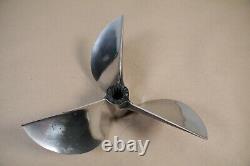 OMC Cleaver Propeller 10.5 X 20P 431HT35 Stainless Steel Mini Racing Prop LH