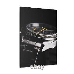 Omega Speedmaster Racing Series Stainless Steel Canvas Art