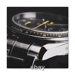 Omega Speedmaster Racing Series Stainless Steel Canvas Art