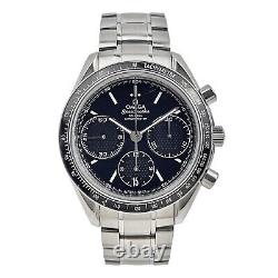 Omega Speedmaster Racing Steel Black 40mm Automatic Men's Watch Box/Papers