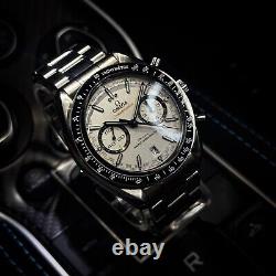 Omega Speedmaster Racing White Panda 44.25mm 9900 METAS Cert 329.30.44.51.04.001