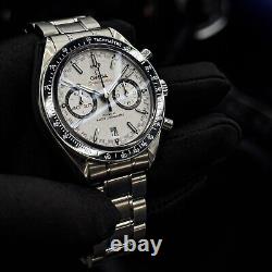 Omega Speedmaster Racing White Panda 44.25mm 9900 METAS Cert 329.30.44.51.04.001