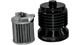 Pc Racing Flo Black Spin On Reusable Stainless Steel Oil Filter Harley