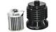 Pc Racing Flo Spin On Stainless Steel Oil Filter Black Harley, Buell + Pcs4b