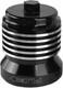 Pc Racing Flo Spin On Stainless Steel Oil Filter Black With Polished Cooling F