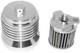 Pc Racing Flo Spin On Stainless Steel Oil Filter Polished Motorcycle Pcs4c
