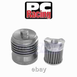 PC Racing FLO Spin On Stainless Steel Oil Filter for 2000-2001 Honda tc