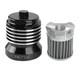 Pc Racing High Flow Reusable Black Stainless Steel Oil Filter Motorcycle Offroad