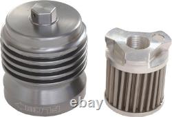 PC Racing PCS2 FLO Spin On Stainless Steel Oil Filter 01-22 Suzuki GSX-R 1000