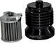 Pc Racing Pcs4b Flo Reusable Spin On Stainless Steel Oil Filter, Black
