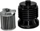 Pc Racing Pcs4b Flo Spin On Stainless Steel Oil Filter Black