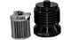 Pc Racing Pcs4b Flo Spin On Stainless Steel Oil Filter, Black