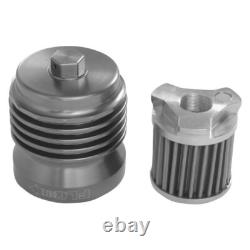 PC Racing PCS5 Stainless Steel Reusable Oil Filter for Ducati (fitment below)