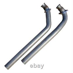 Pypes Exhaust Downpipes Stainless Steel Natural 2.5 Diameter Pontiac Pair