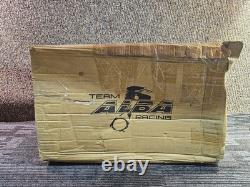 (QTY 2) Alba Racing Propeg Nerf Bars Black with Orange Net, Stainless Steel