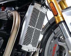 R&G Racing Stainless Steel Radiator Guard Triumph Bonneville T120 2020