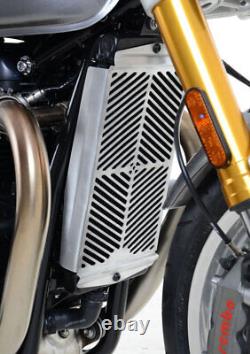 R&G Racing Stainless Steel Radiator Guard Triumph Bonneville T120 2020