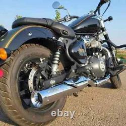 RHINO Racing Stainless Steel Exhausts Fit For Royal Enfield Meteor 650 V1