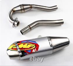 Racing Full System Exhaust Pipe Kit Stainless Steel KAWASAKI KLX300R 2020-2024