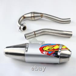 Racing Full System Exhaust Pipe Kit Stainless Steel KAWASAKI KLX300R 2020-2024