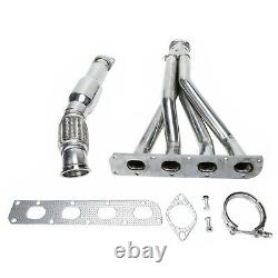Racing Header Manifold&downpipe Exhaust Fit 05-07 Chevy Cobalt Ss/ion Stainless