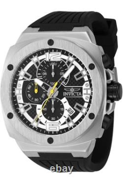 Racing Men 47mm Stainless Steel Black + Steel Grey dial VD57 Quartz