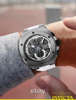 Racing Men 47mm Stainless Steel Black + Steel Grey dial VD57 Quartz