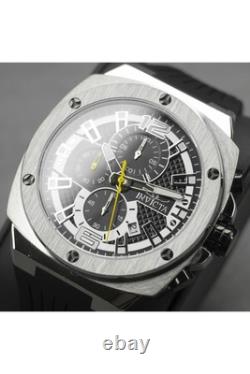 Racing Men 47mm Stainless Steel Black + Steel Grey dial VD57 Quartz
