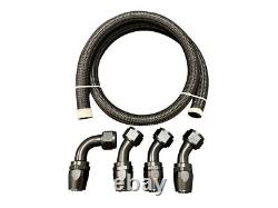 Racing Tucked Coolant Radiator -16 AN Hose and Fitting Kit For K Series J Series