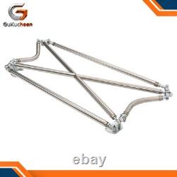 Rear Racing Cross Strut Bar Stainless Steel Fits Honda Civic EK9 1992-2000