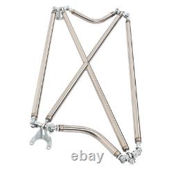 Rear Racing Cross Strut Bar Stainless Steel Fits Honda Civic EK9 1992-2000