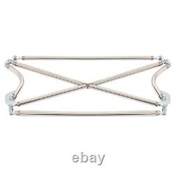 Rear Racing Cross Strut Bar Stainless Steel Fits Honda Civic EK9 1992-2000