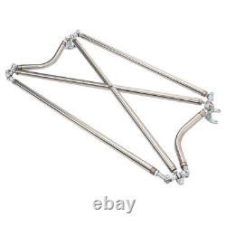 Rear Racing Cross Strut Bar Stainless Steel Fits Honda Civic EK9 1992-2000