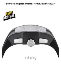 Reloj INVICTA RACING BLACK STAINLESS STEEL 47mm MEN'S WATCH