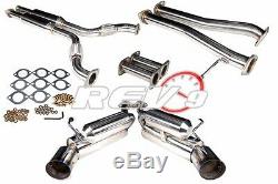 Rev9 Fits 350z Z33/g35 Coupe Full Stainless Steel Catback Exhaust System Set