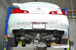 Rev9 Fits 350z Z33/g35 Coupe Full Stainless Steel Catback Exhaust System Set