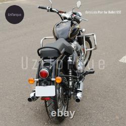 Rhino Racing Exhausts For Royal Enfield Bullet 650 V4 (Stainless Steel)
