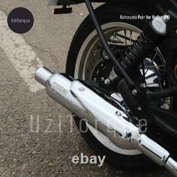 Rhino Racing Exhausts For Royal Enfield Bullet 650 V4 (Stainless Steel)