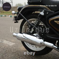 Rhino Racing Exhausts For Royal Enfield Bullet 650 V4 (Stainless Steel)