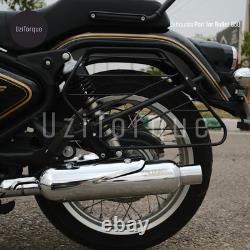 Rhino Racing Exhausts For Royal Enfield Bullet 650 V4 (Stainless Steel)