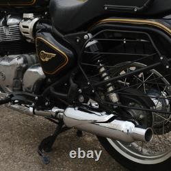 Rhino Racing Exhausts For Royal Enfield Bullet 650 V4 (Stainless Steel)