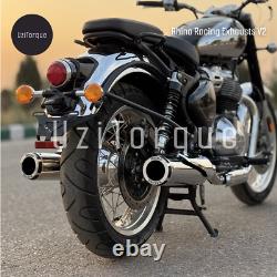 Rhino Racing Exhausts For Royal Enfield Classic 650 V2 (Stainless Steel)