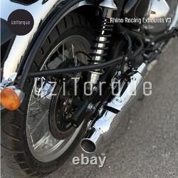 Rhino Racing Exhausts For Royal Enfield Classic 650 V4 (Stainless Steel)