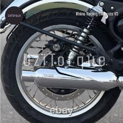 Rhino Racing Exhausts For Royal Enfield Classic 650 V4 (Stainless Steel)