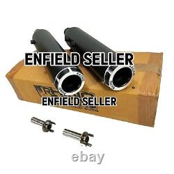 Rhino Racing Stainless Steel Exhaust, Black Fit For Royal Enfield Shotgun 650