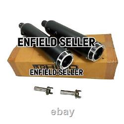 Rhino Racing Stainless Steel Exhaust, Black Fit For Royal Enfield Shotgun 650