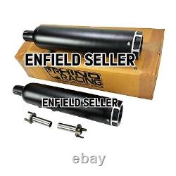 Rhino Racing Stainless Steel Exhaust, Black Fit For Royal Enfield Shotgun 650