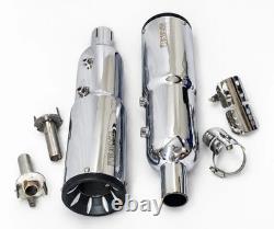 Rhino Racing Stainless Steel Exhaust Fit For Royal Enfield Super Meteor 650 V4