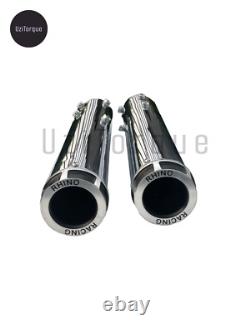 Rhino Racing Stainless Steel Exhausts Fit For Royal Enfield Meteor 650 (Top-end)